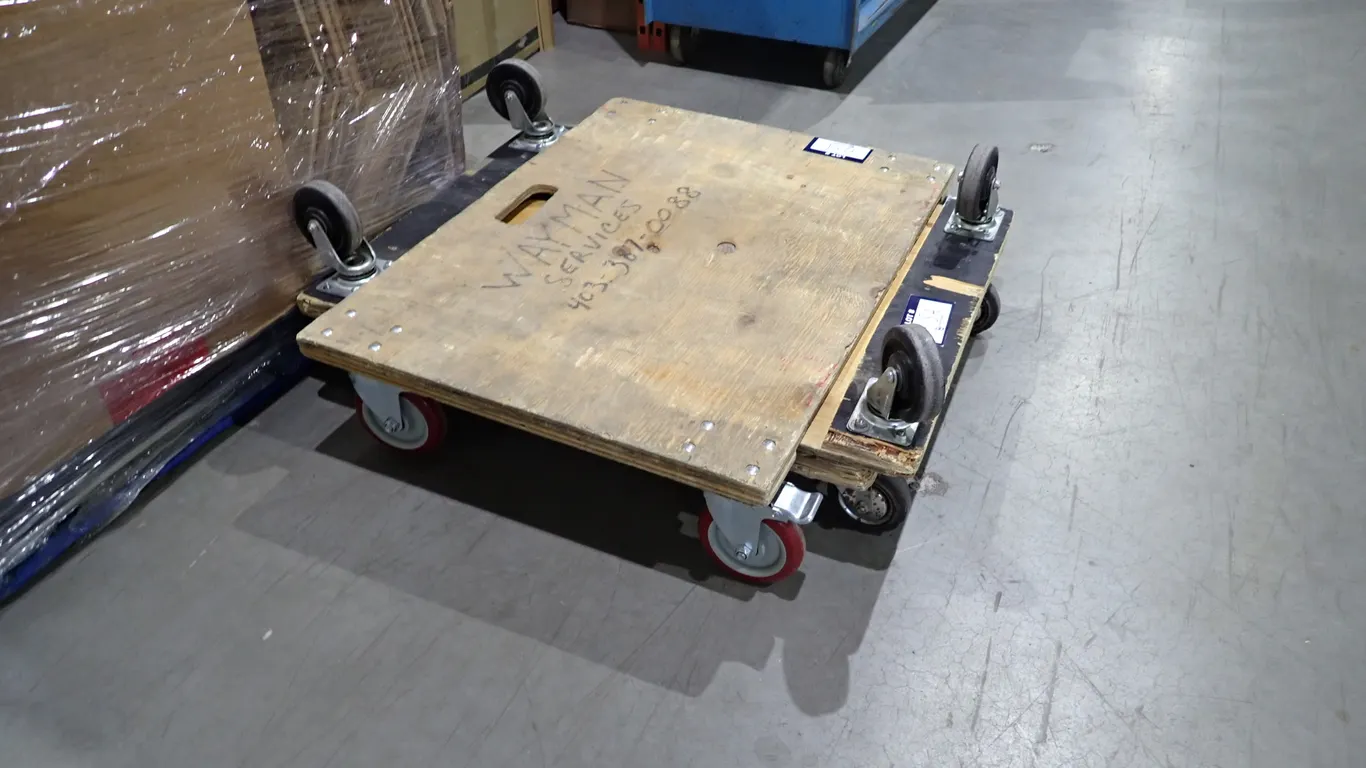 Lot of (3) 4-Wheel Dollies- USING FOR LOADOUT, CANNOT BE REMOVED UNTIL FRI SEPT. 25 @ 3PM.