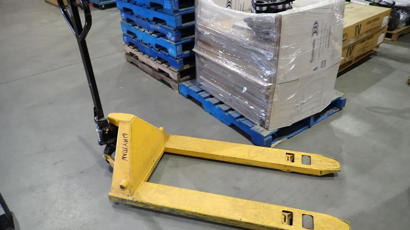 Pallet Jack- USING FOR LOADOUT, CANNOT BE REMOVED UNTIL FRI SEPT. 25 @ 3PM.