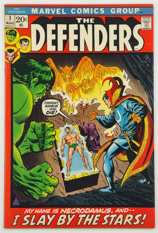 Defenders #1 Marvel 1972