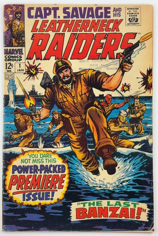 Capt. Savage and His Leatherneck Raiders #1 Marvel 1968