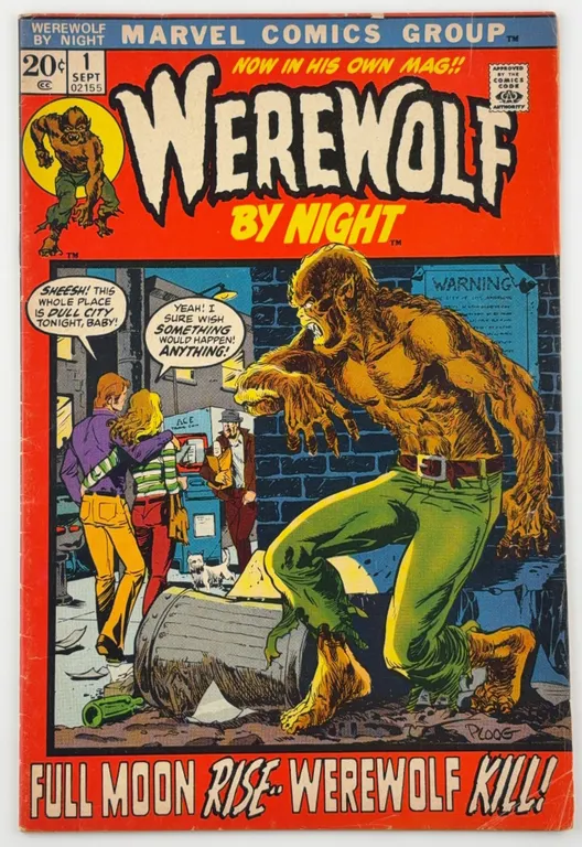 Werewolf by Night #1 Marvel 1972