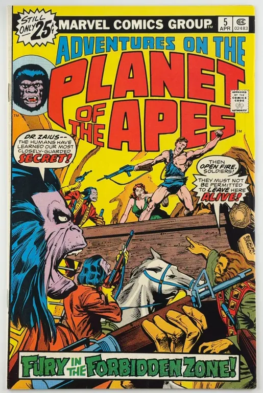 Adventures on the Planet of the Apes #5 Marvel 1975