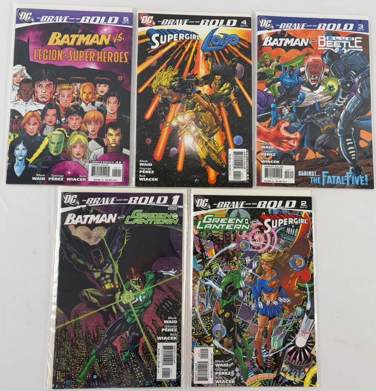 Brave and the Bold #1-5 DC 2007 Lot