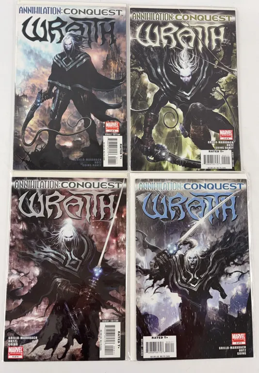 Annihilation: Conquest - Wraith #1-4 Marvel 2007 Lot