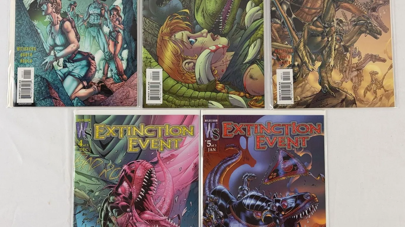 Extinction Event #1-5 WildStorm 1998 Lot