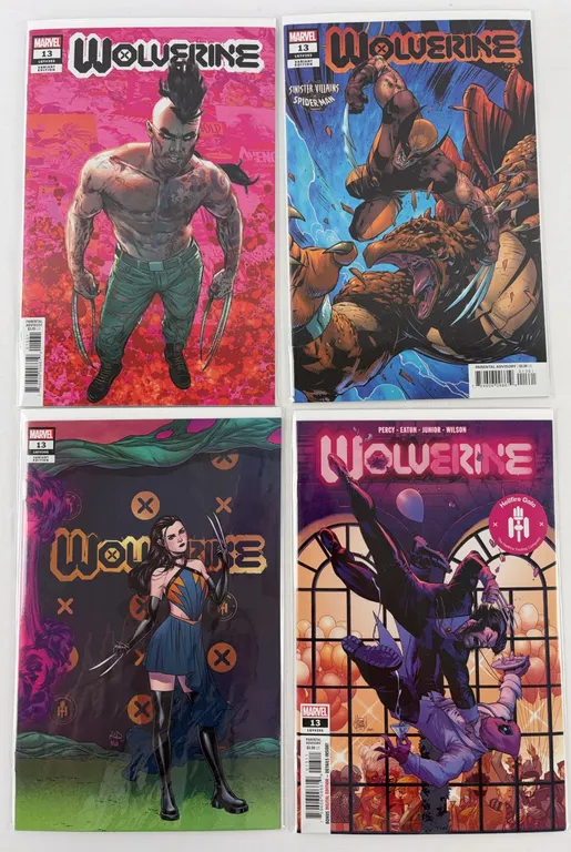 Wolverine #13 Marvel 2021 4 Book Variant Cover Lot