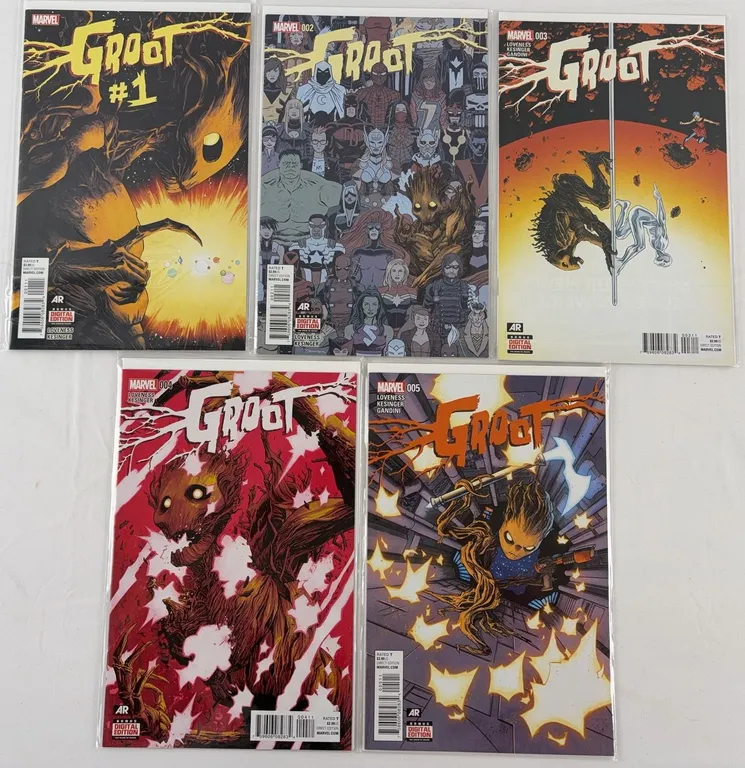 Groot #1-5 Marvel 2015 Lot