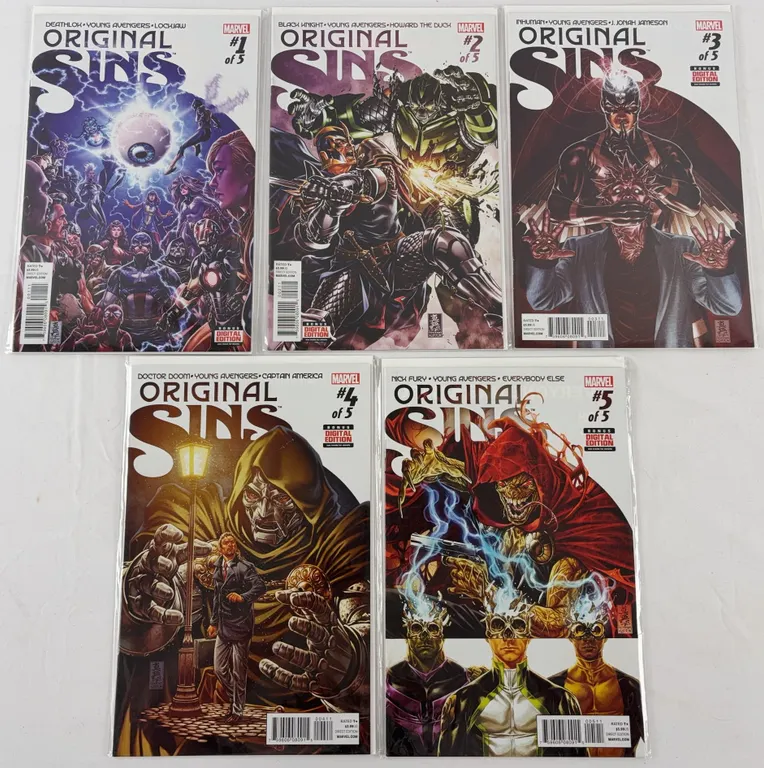 Original Sins #1-5 Marvel 2014 Lot