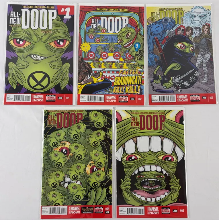 All-New Doop #1-5 Marvel 2014 Lot