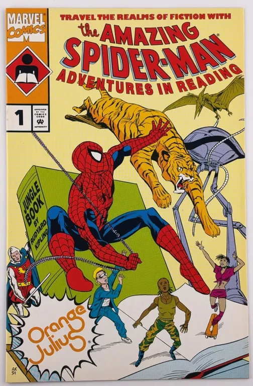 Amazing Spider-Man Adventures in Reading #1 Marvel 1991
