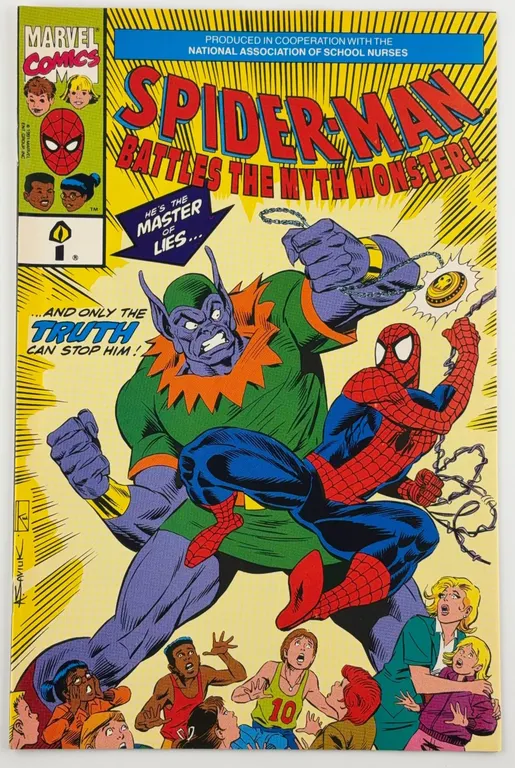 Spider-Man Battles the Myth Monster! Marvel 1987