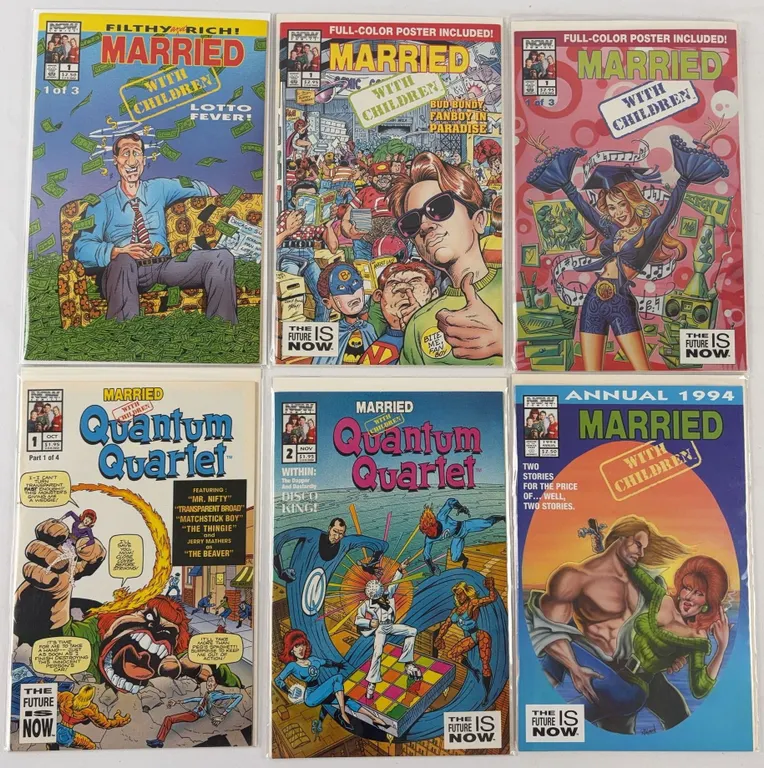 Married... with Children - Now Comics 1993-1994 6 Book Lot