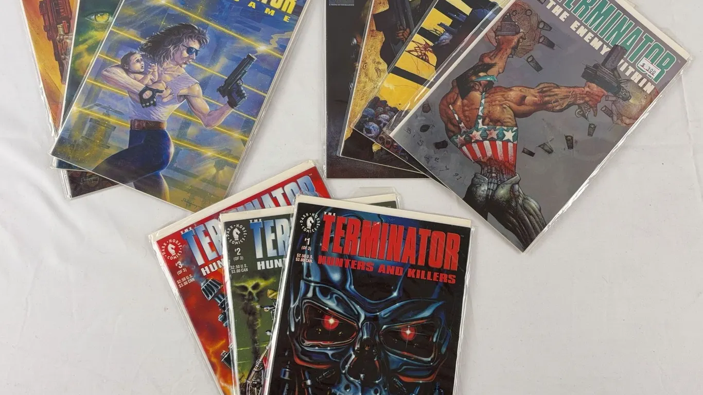 Terminator Comic Book Lot Dark Horse 1990-1992