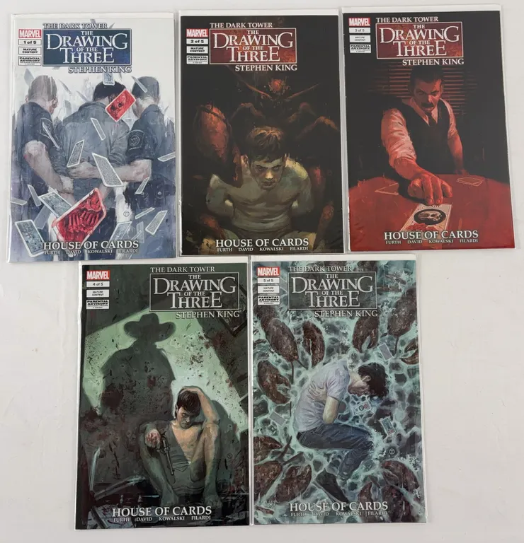 Dark Tower: The Drawing of the Three - House of Cards #1-5 Marvel 2016 Lot