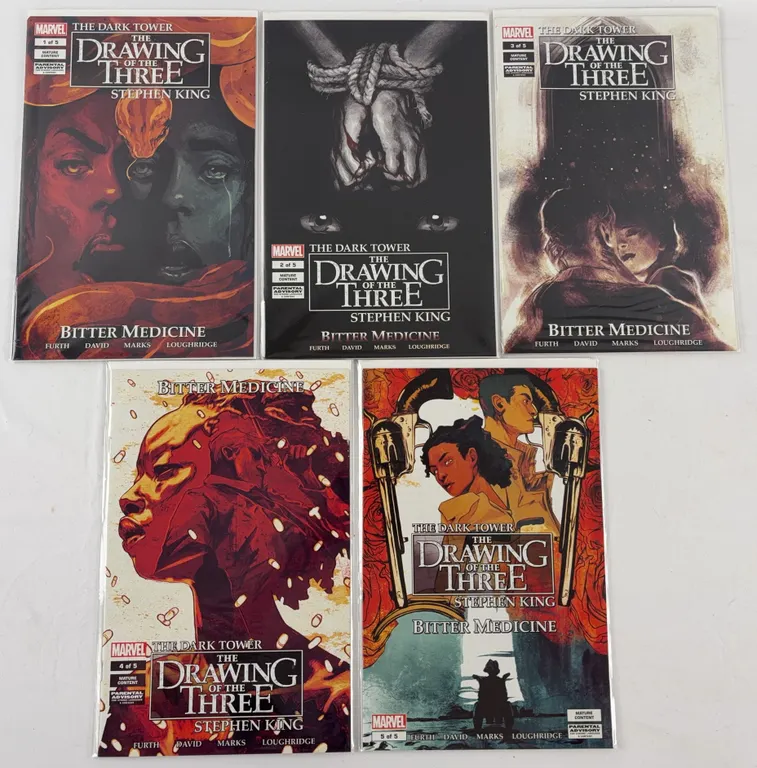 Dark Tower: The Drawing of the Three - Bitter Medicine #1-5 Marvel 2017 Lot