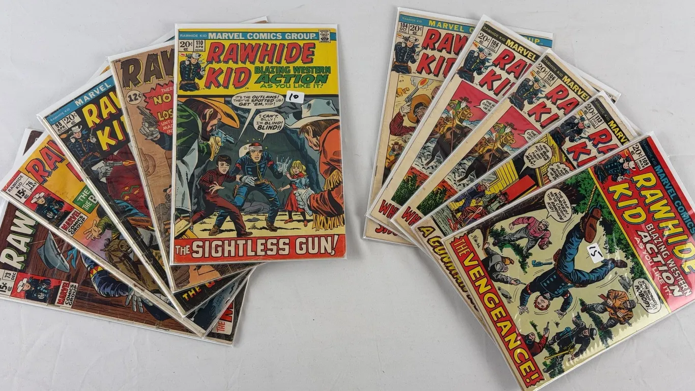Rawhide Kid Comic Book Lot Marvel 1961-1973