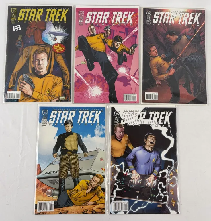Star Trek: Year Four #1-5 IDW 2007-2008 Lot