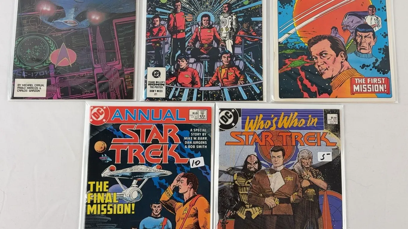 Star Trek Comic Book Lot DC 1984-1989