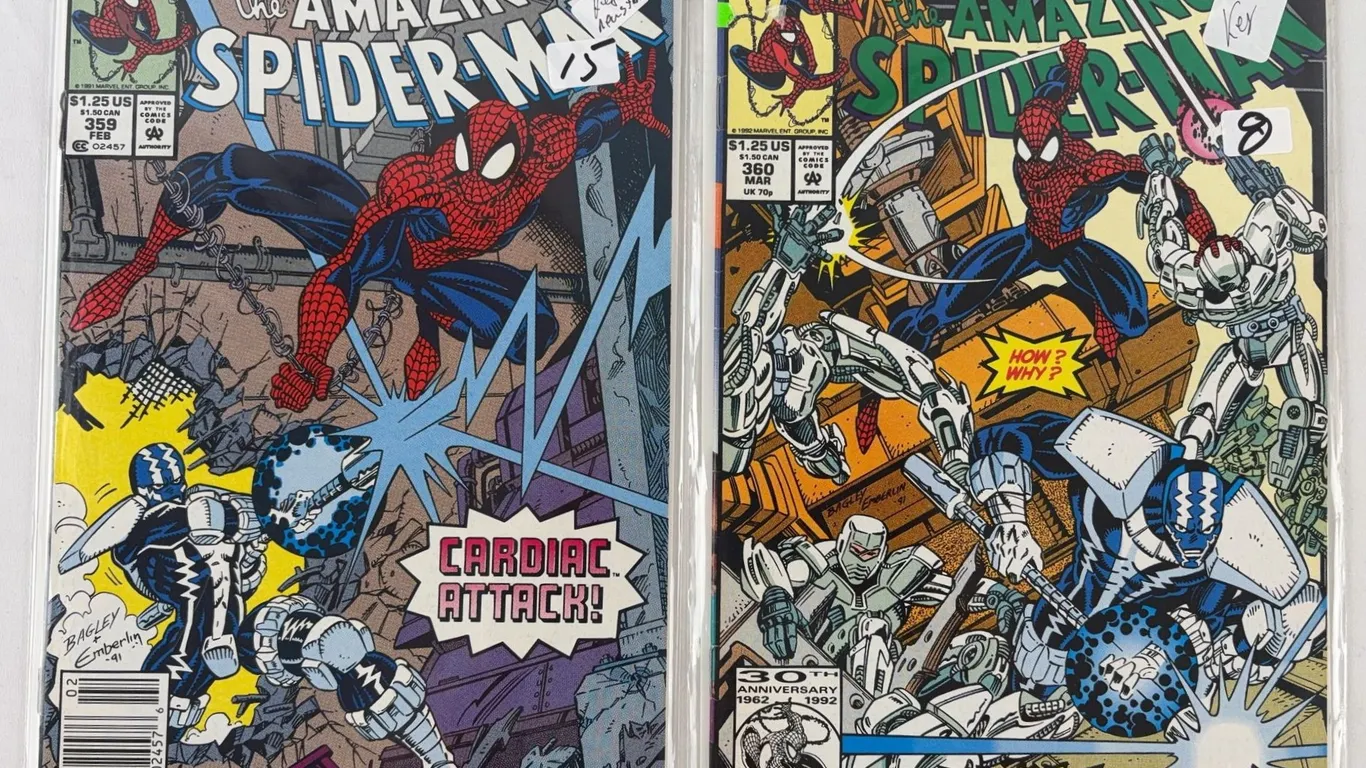 Amazing Spider-Man #359-360 Marvel 1992 Lot