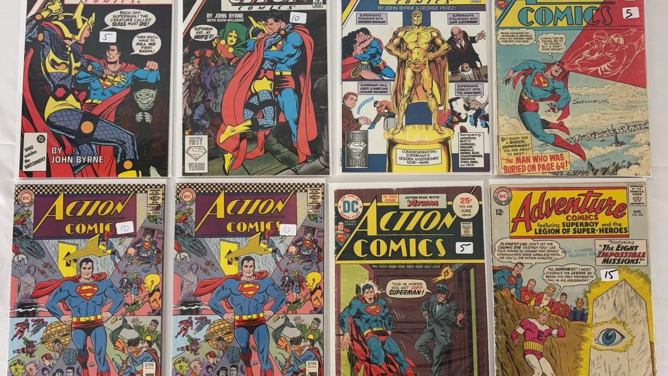 Action Comics & Adventure Comics DC Lot