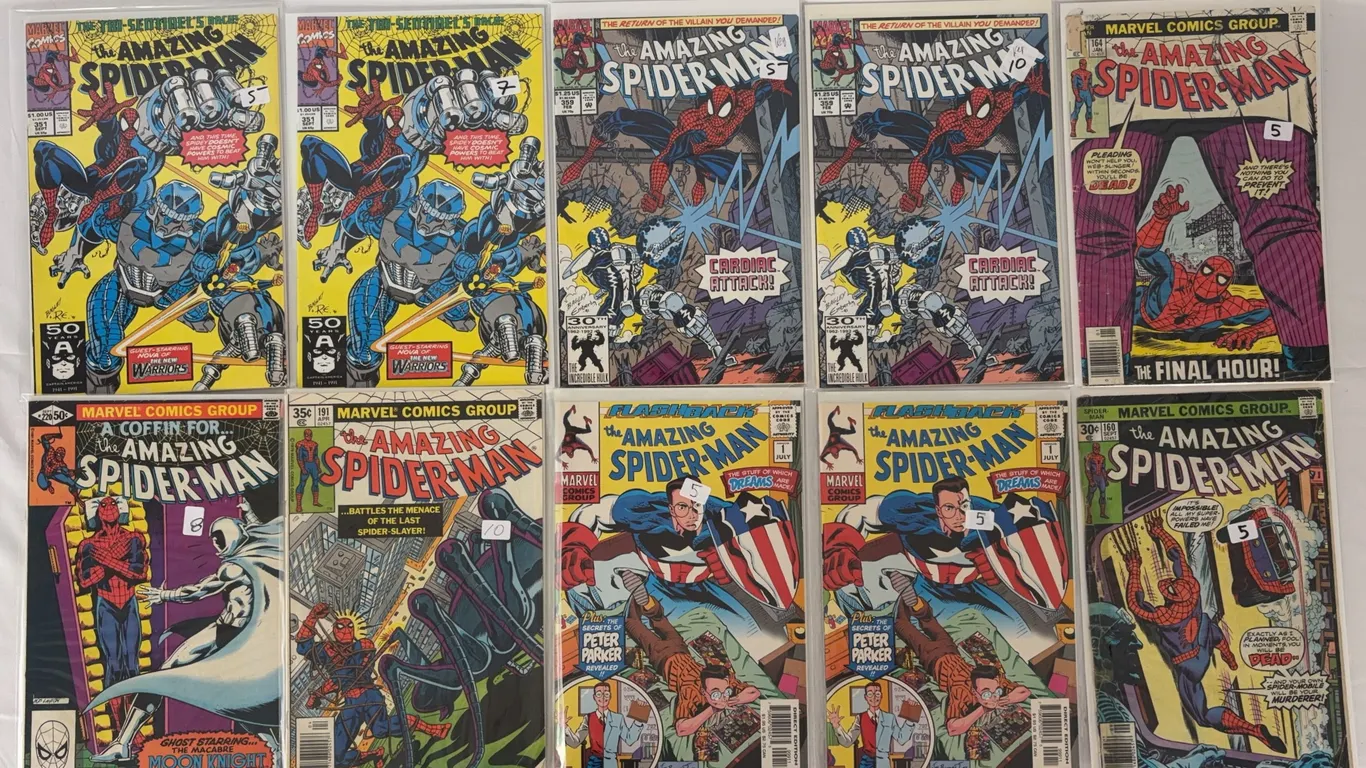 Amazing Spider-Man Comic Book Lot Marvel 1976-1992
