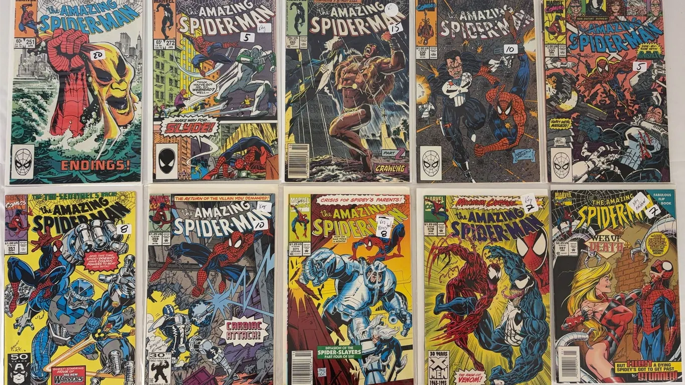 Amazing Spider-Man Comic Book Lot Marvel 1984-1993