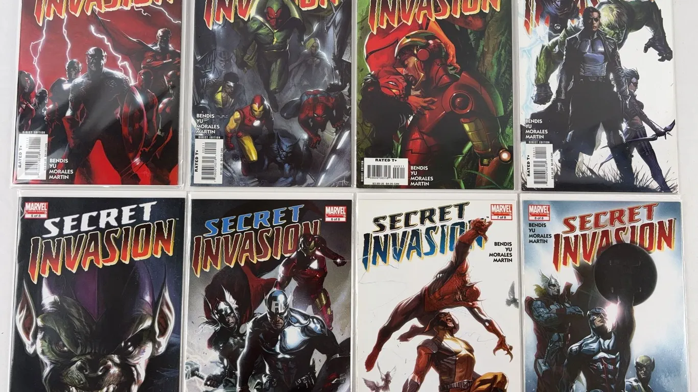 Secret Invasion #1-8 Marvel 2008 Lot