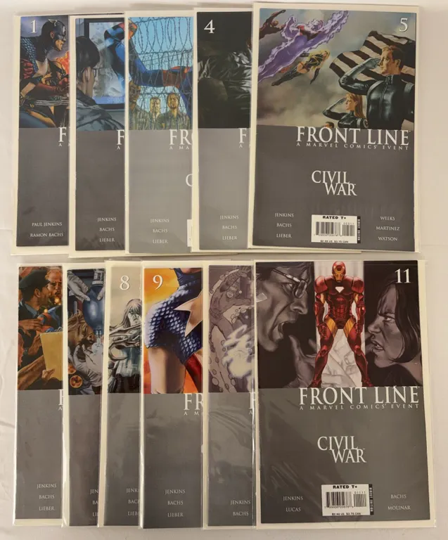 Civil War: Front Line #1-11 Marvel 2006-2007 Lot