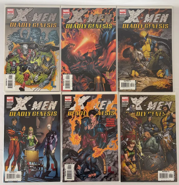X-Men: Deadly Genesis #1-6 Marvel 2005 Lot