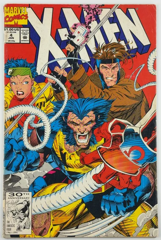 X-Men #4 Marvel 1991