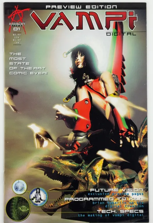 Vampi Digital Preview Edition #1 Anarchy Studios 1997