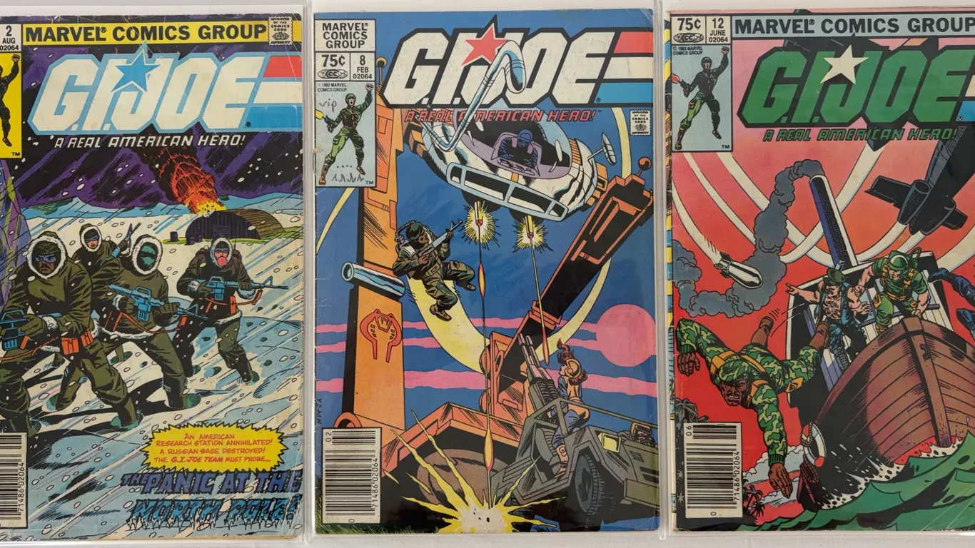 G.I. Joe: A Real American Hero #2, #8 & #12 Marvel 1982-1983 Lot