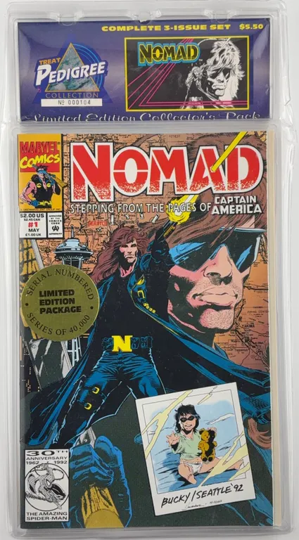 Nomad #1-3 Marvel 1992 Limited Edition Collector's Pack