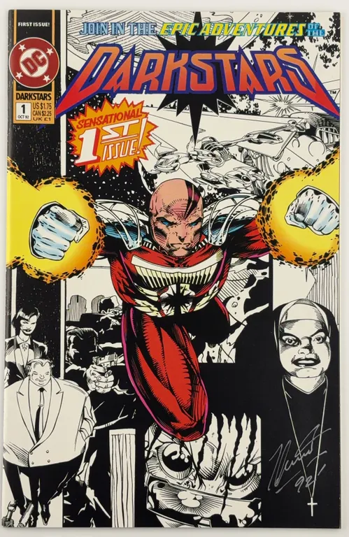 Signed Darkstars #1 DC 1992