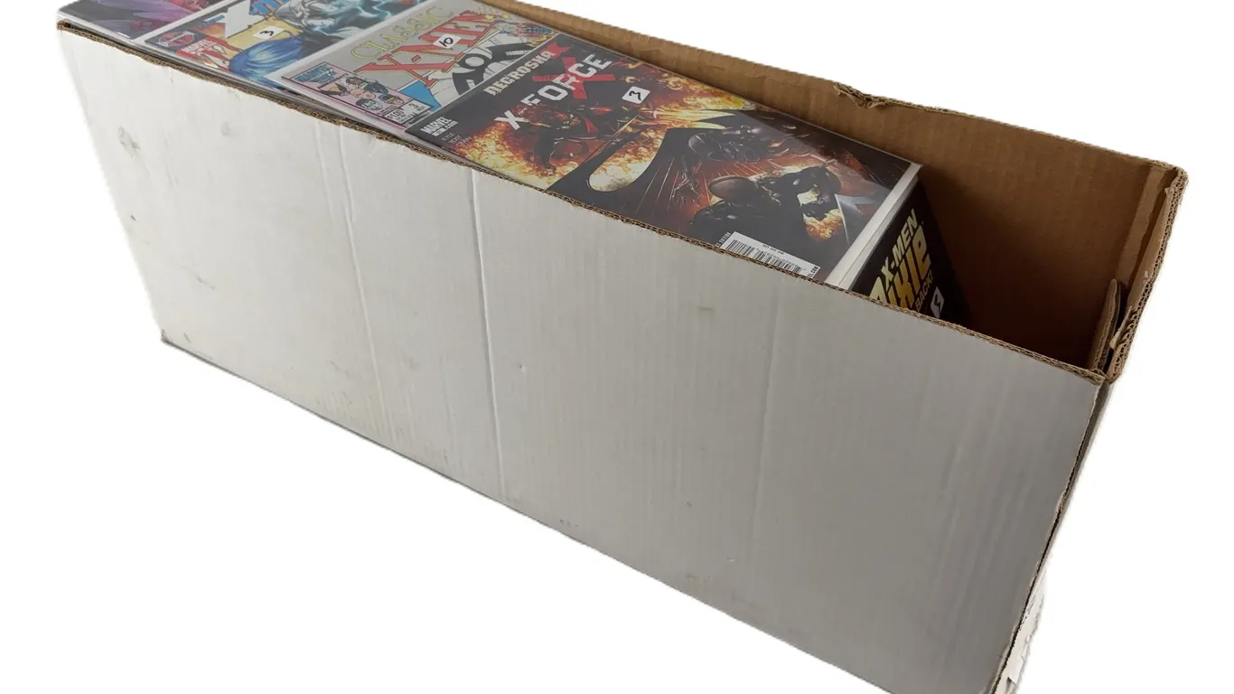 Long Box of Marvel Comics - Various Titles (Video Available)