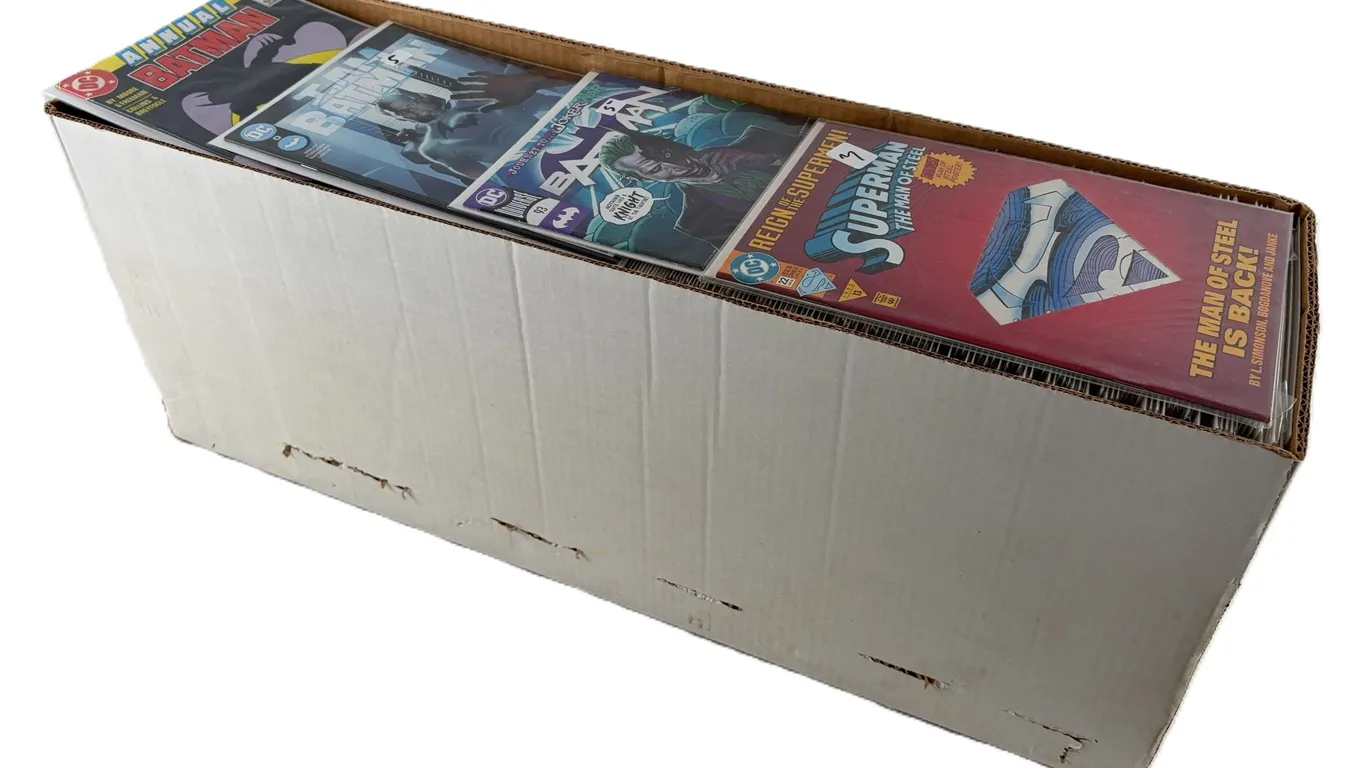 Long Box of DC Comics - Various Titles (Video Available)