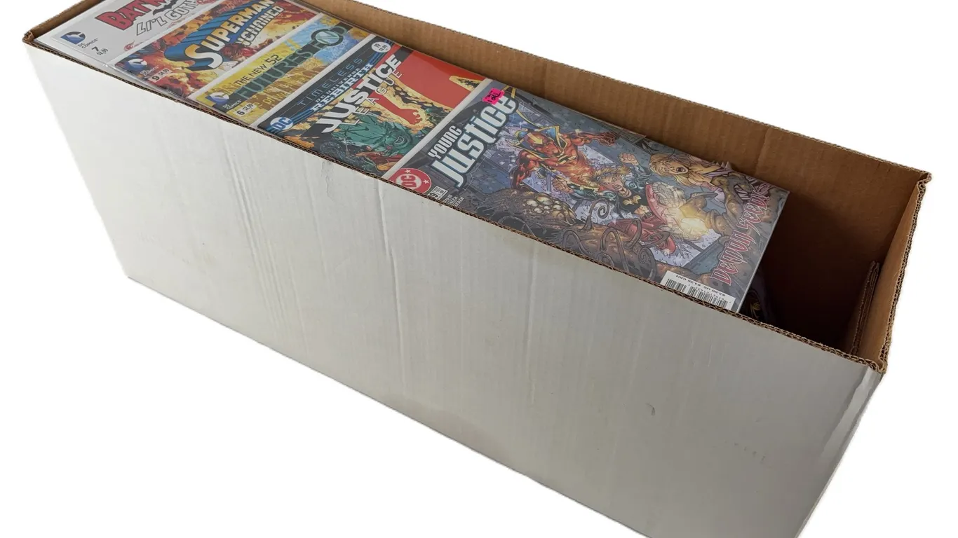 Long Box of DC Comics - Various Titles (Video Available)