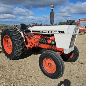 Case David Brown 990 Tractor, 3,926 Hours, White, 2 wheel drive,  Diesel, with Hitch, VIN 868322