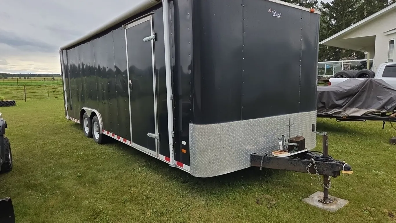 2011 Outback by Pace American 8.5'x24' Tandem Axle Bumper Pull Cargo Trailer. VIN 53PWB2424BL218600