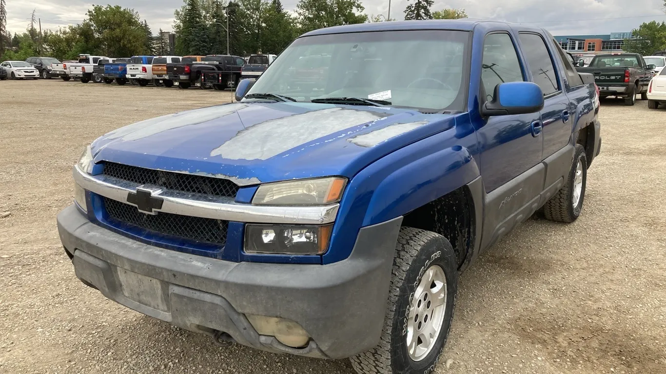 2003 Chev Avalanche Blue Truck VIN: 3GNEK13T43G167528