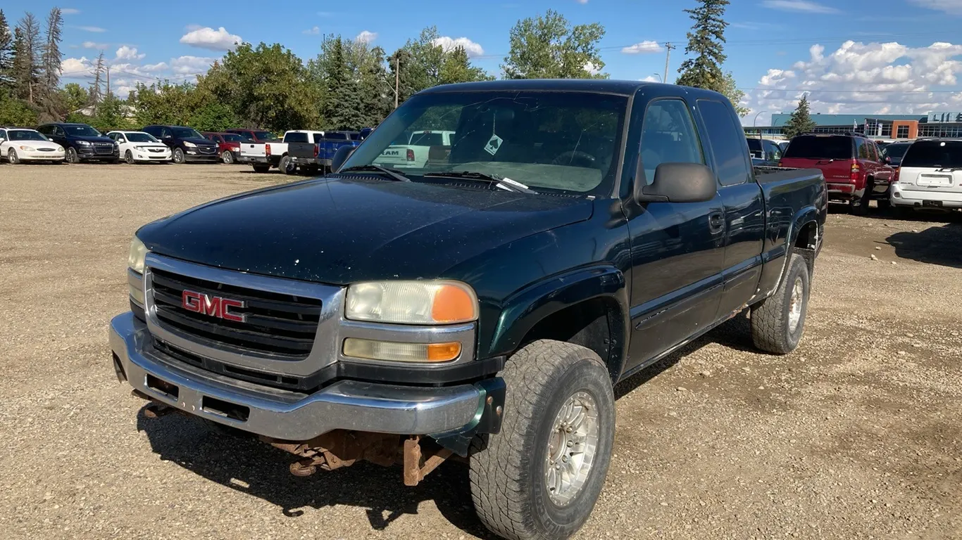2004 GMC 2500 HD Green Truck VIN: 1GTHK29U44E161894