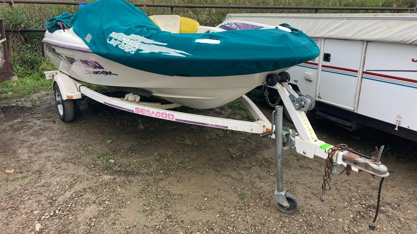 Seadoo Speester Boat, Hull# 22NN8766A696 on Trailer No Visible VIN