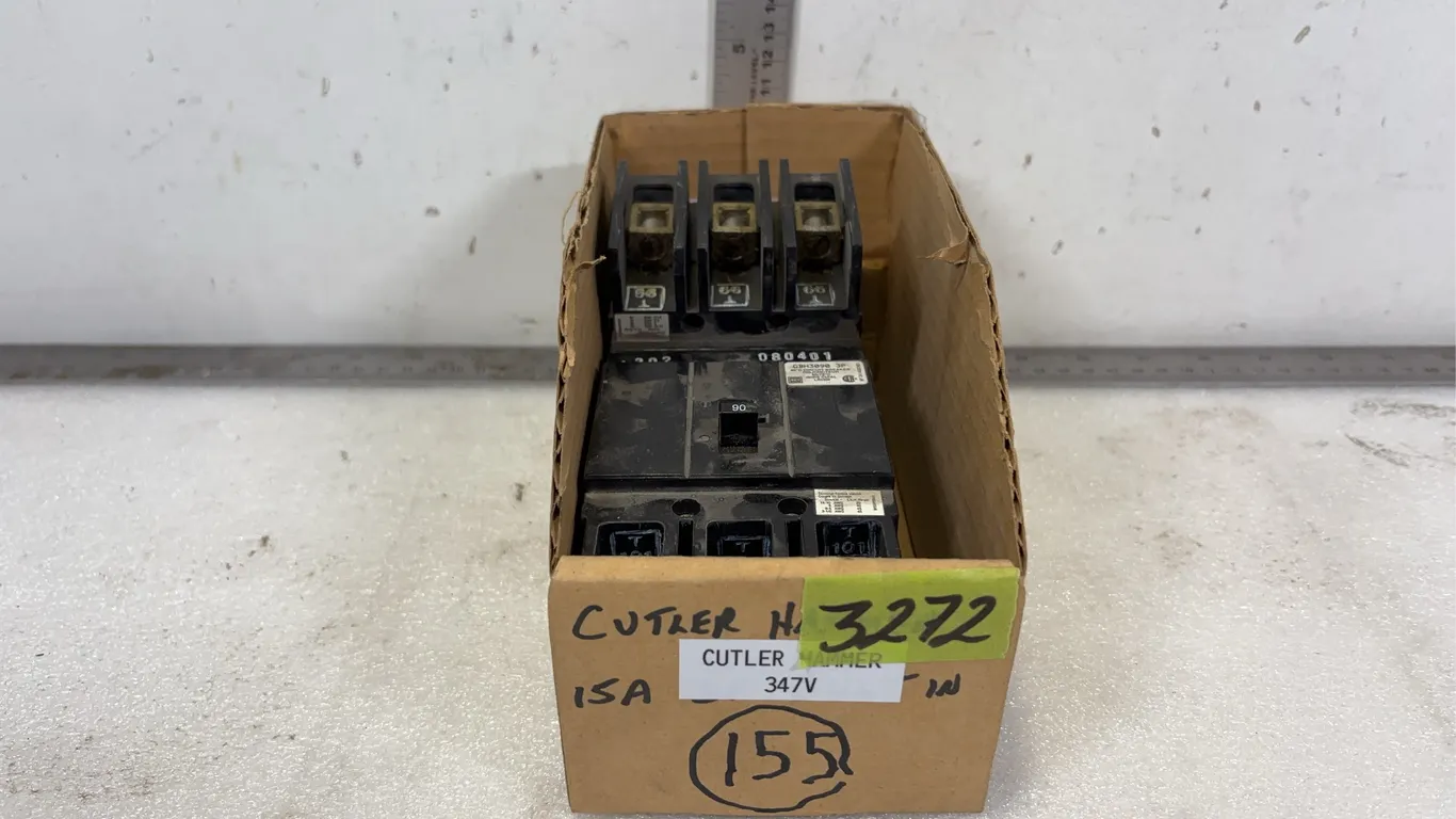 Box of 2 x 347V Breakers, approx. Dimensions of Lot 9" x 4" x 5" *Unreserved*