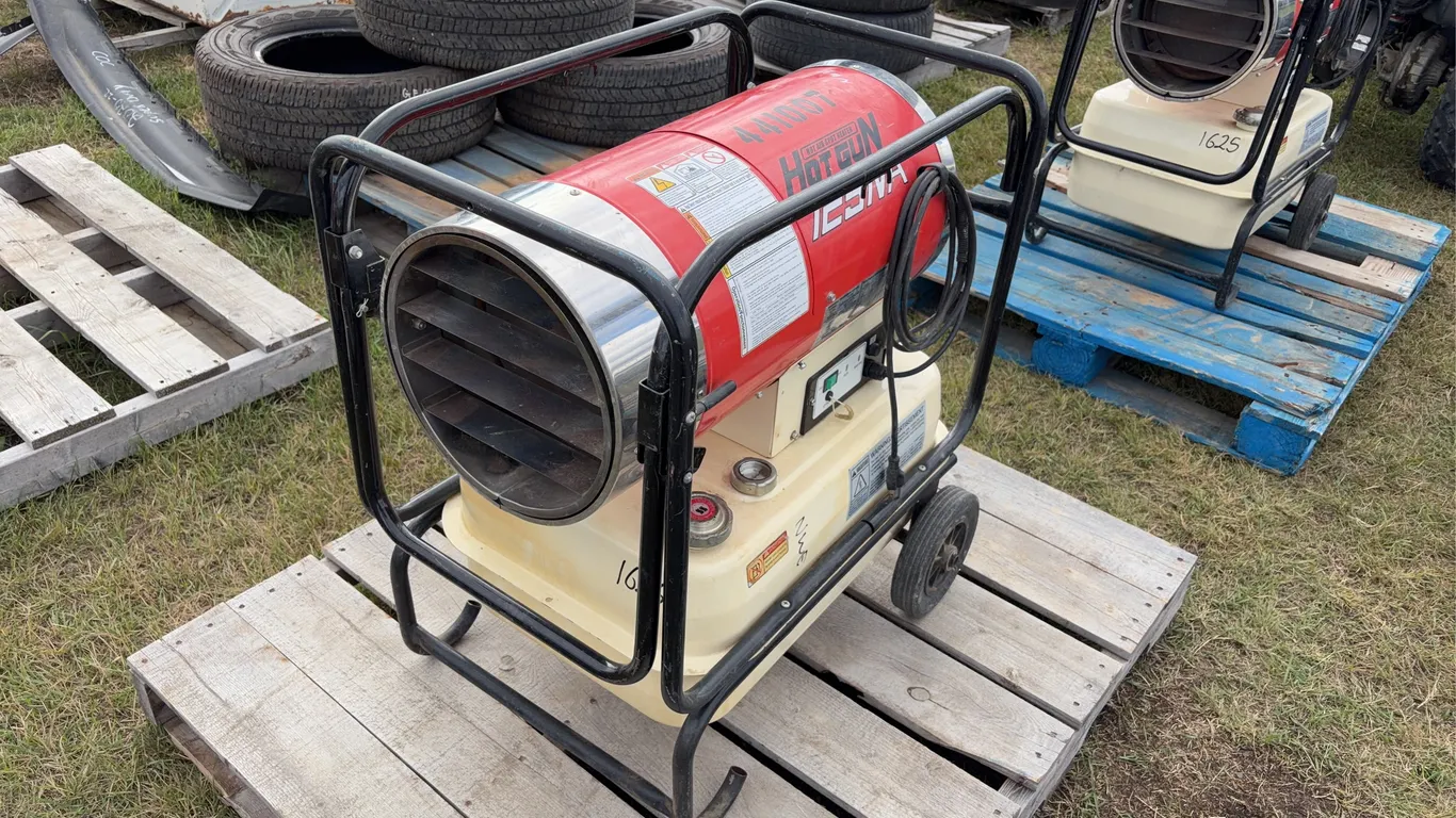 Hotgun 12SNA Diesel Heater, Model: HG125NA, 34KW, 120V, 116,000 Btu, SN: 50321-E-010001 *Unreserved*