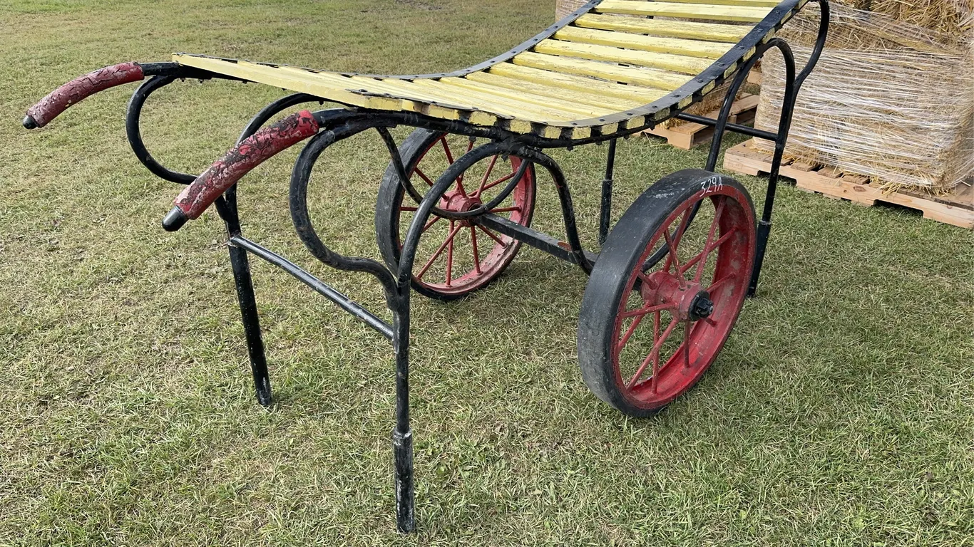 Vintage Railway Baggage Cart Approx. 3'4'' x 7' x 3'6'' *Unreserved*