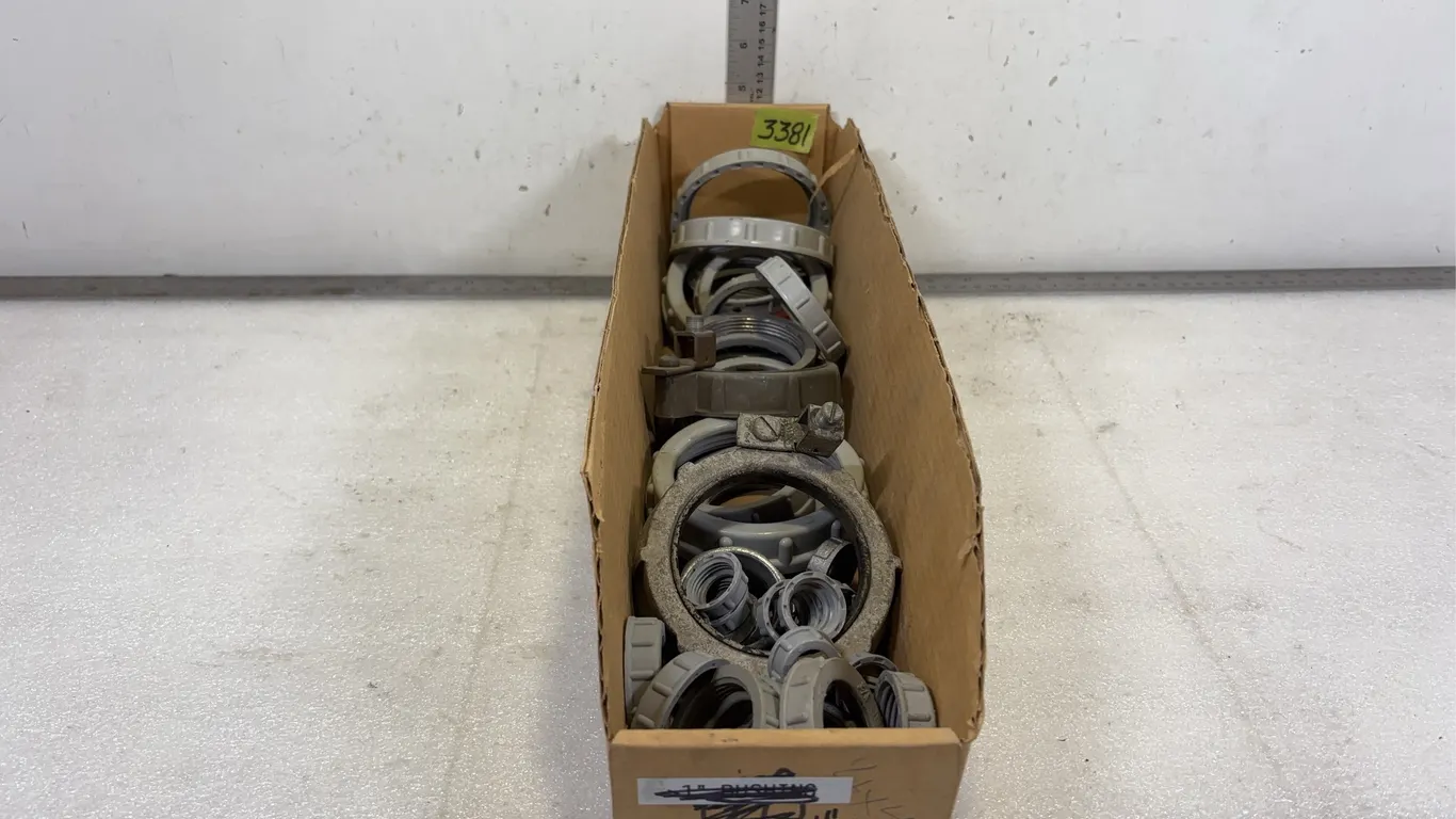 Box of Assorted Large Bushings, approx 18 pce *Unreserved*
