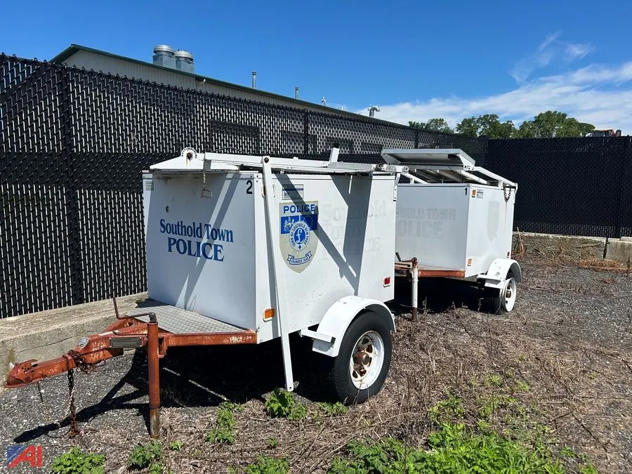 (2) 2001 Kustom Signal speed trailers