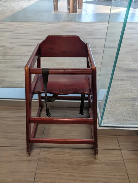 1 Mahogany High Chair