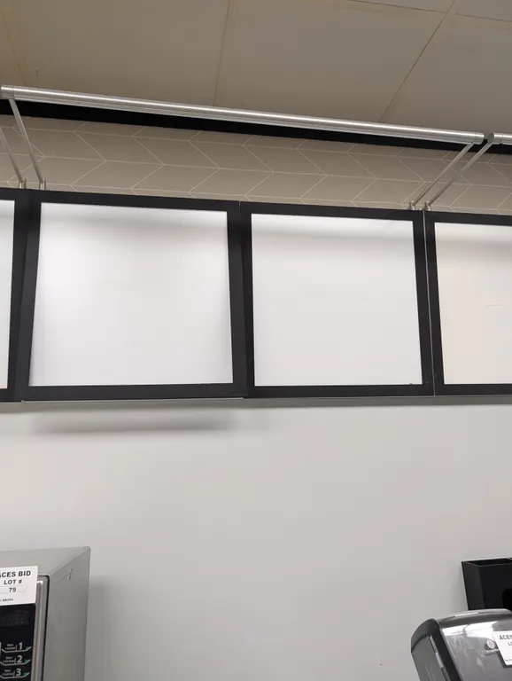 Lighted Magnetic Menu Board - 48" x 24