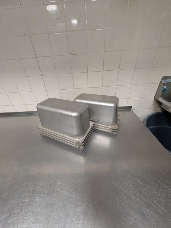 (7) 3rd Size 6" Stainless Steel Hotel Pans